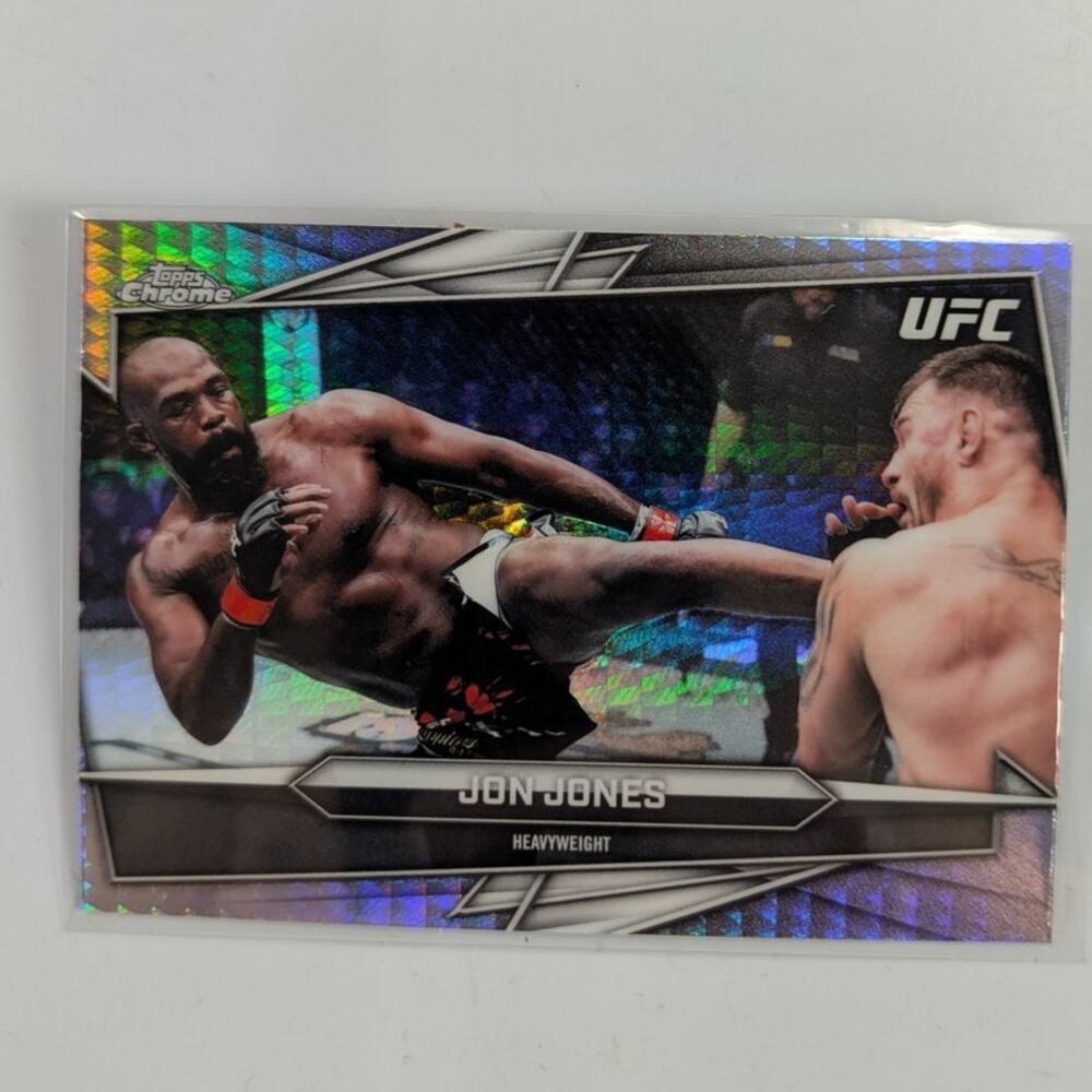 2026 Topps Chrome UFC Jon Jones #36 Prism Refractor Parallel